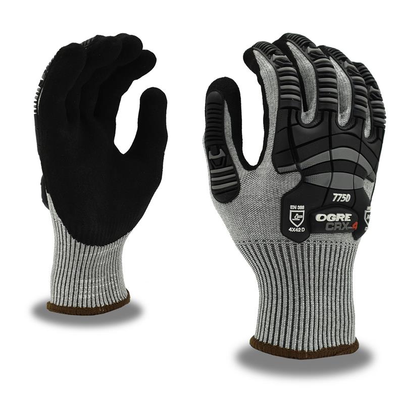 OGRE CRX-4 SANDY NITRILE PALM COAT - Cut Resistant Gloves